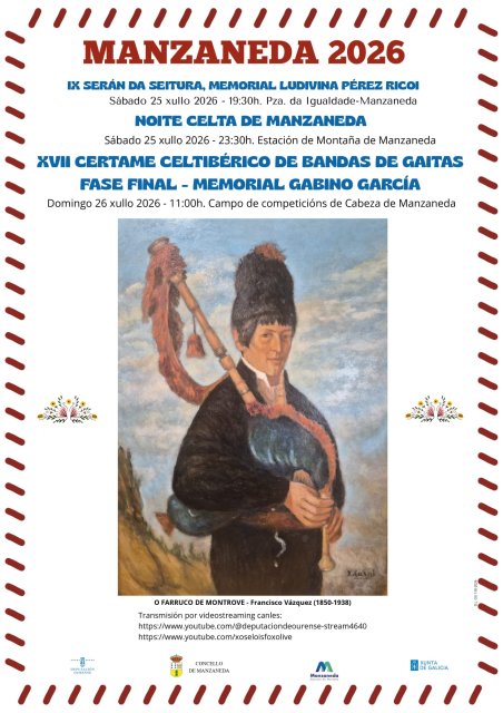 Certamen Celtibérico de Bandas de Gaitas de Manzaneda 2026